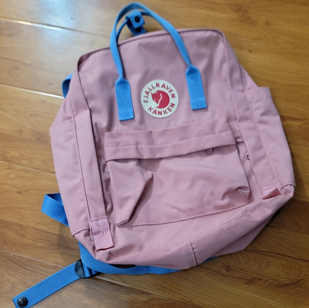Fjällräven Kånken Pink and Blue Backpack